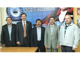 Konya Şube : Genel Başkanımız Ve Başkan Yardımcımız Konya`da